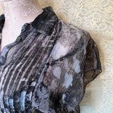 Diesel Sheer Floral Print Dress