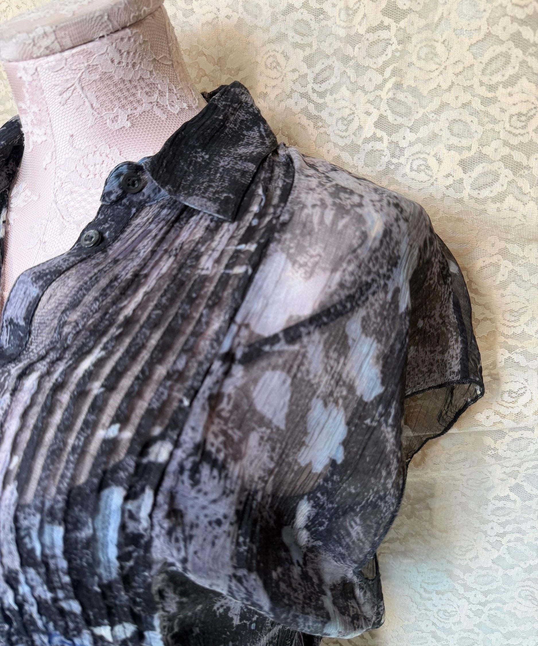Diesel Sheer Floral Print Dress