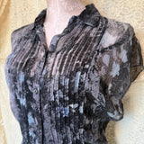 Diesel Sheer Floral Print Dress