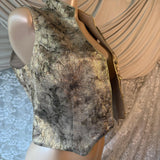 Vintage 70s Hobby Horse Golden Hour Brocade Vest