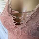 GUESS Blush Pink Lace Bodycon Dress
