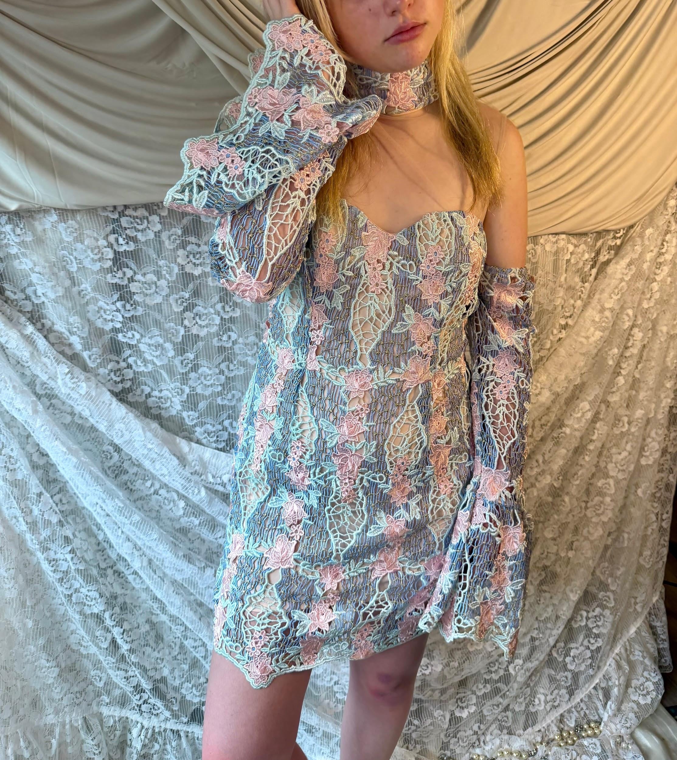 Asilio “The French Quarter” Lace Mini Dress (NWT)