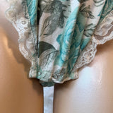 Garlands Blue Rose Lace Teddy