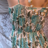 Garlands Blue Rose Lace Teddy