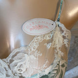 Garlands Blue Rose Lace Teddy