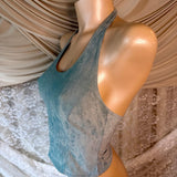 Cheryl Creations Deadstock Y2K Faux Suede Halter Top