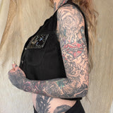 Erez Levy Black Leather & Patent Vest